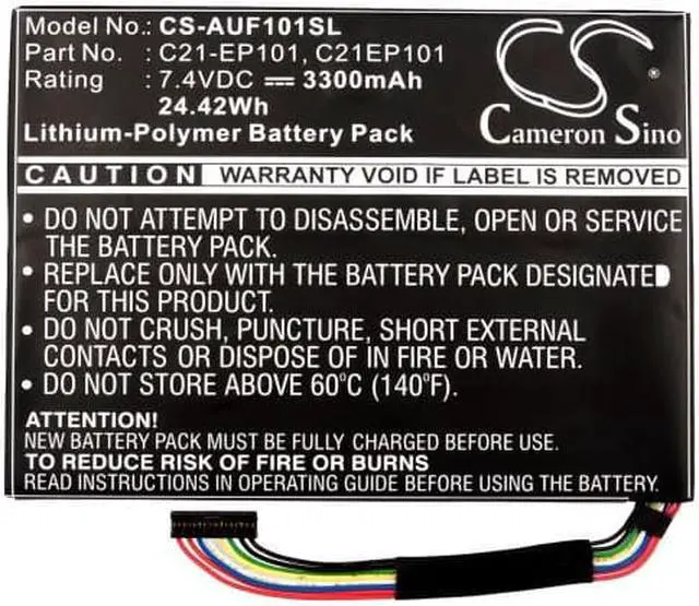 Alt view image 5 of 6 - Battery for Asus Eee Pad Transformer TF101 TR101 C21EP101 C21-EP101 C22-EP101