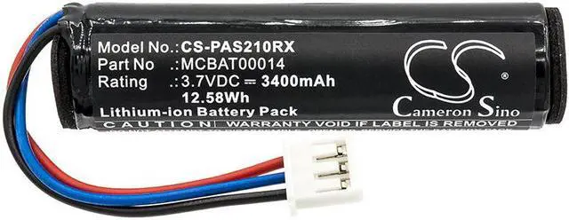 Alt view image 3 of 5 - Battery for Parrot Bebop 2 Skycontroller P2 MCBAT00014 Remote Controller 3400mAh