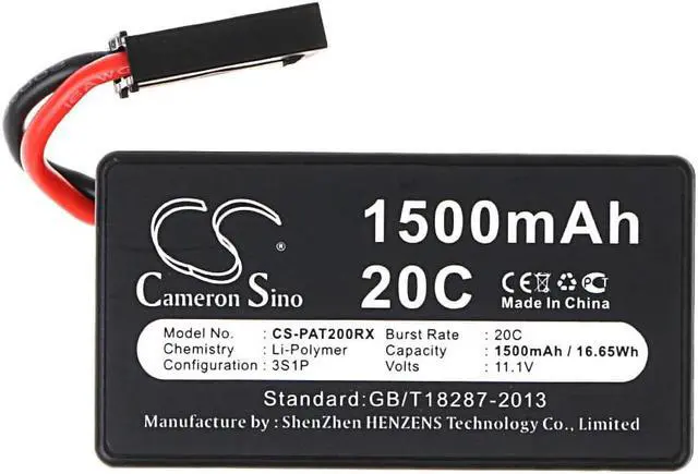Alt view image 5 of 7 - Battery for Parrot Bebop 2 Skycontroller P2 SkyController HD Power MCBAT00014