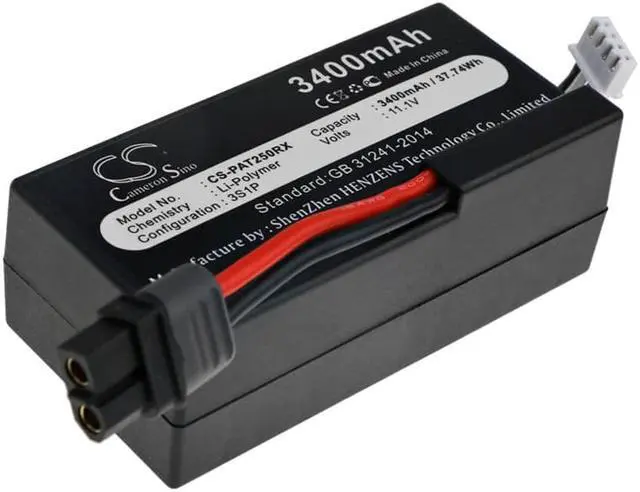 Main image of Battery for Parrot Disco PF070250 Drone Lipo CS-PAT250RX 11.1v 3400mAh 37.74Wh