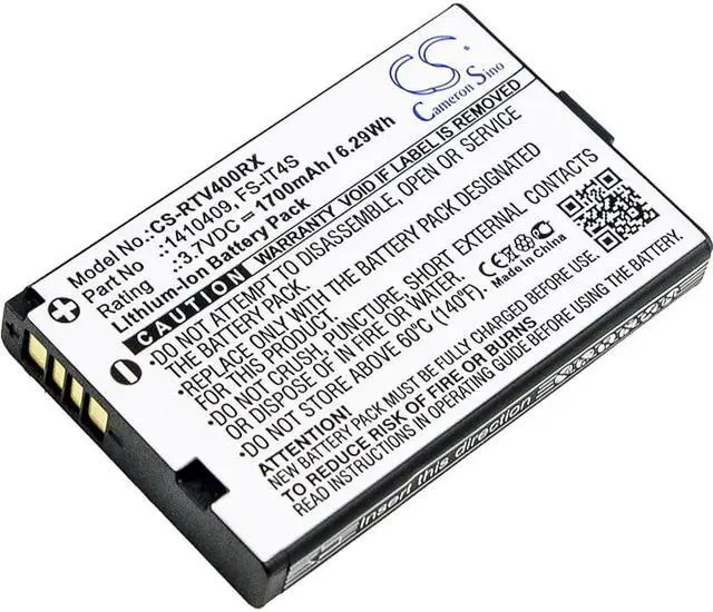 Alt view image 7 of 7 - Battery for Reely GT4 EVO 1410409 FS-iT4S Remote Controller CS-RTV400RX 1700mAh