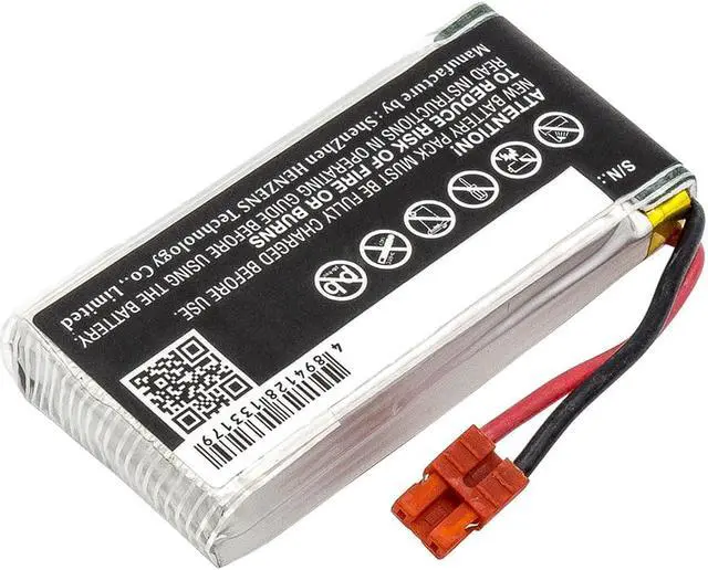 Alt view image 4 of 6 - Battery for SYMA X5HC X5HW X5UW FPV TH902540-2FU CS-LT124RX Drone 3.7v 1200mAh