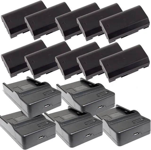 Main image of 5x Battery Chargers for Trimble R4 R6 R7 R8 54344 MT1000 + 10 batteries ComboKit