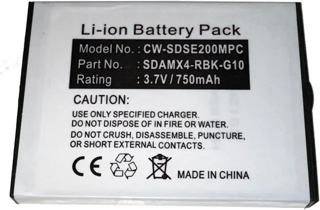Main image of Battery for SanDisk Sansa MP3 e250 e260 e250R e260R e280 e200 e200R e270 e280R SDAMX4-RBK-G10 e270R