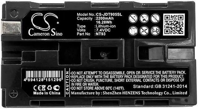 Alt view image 3 of 3 - Battery for JDSU NT1150 NT1155 NT900 NT950 NT955 NT99 Validator-NT 19-3762 NT93