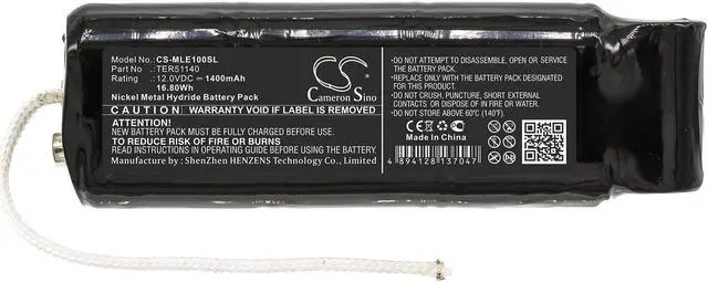 Alt view image 3 of 4 - Battery for Minelab Excalibur II 1000 800 Detector PODS Sword detector TER51140