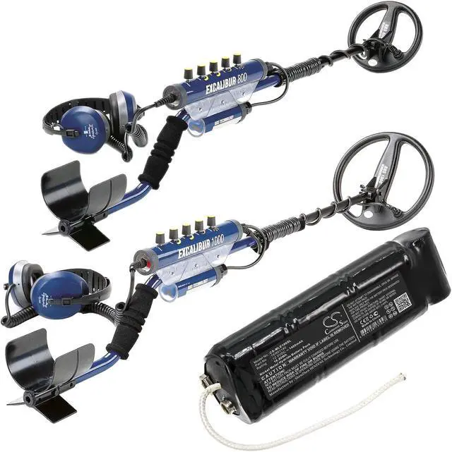 Alt view image 4 of 4 - Battery for Minelab Excalibur II 1000 800 Detector PODS Sword detector TER51140