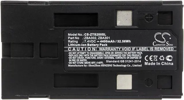 Alt view image 3 of 4 - Battery for Geomax Zipp10 Zoom 20 30 Pro ZT20 ZT20R ZBA301 ZBA302 CS-ZTS200SL