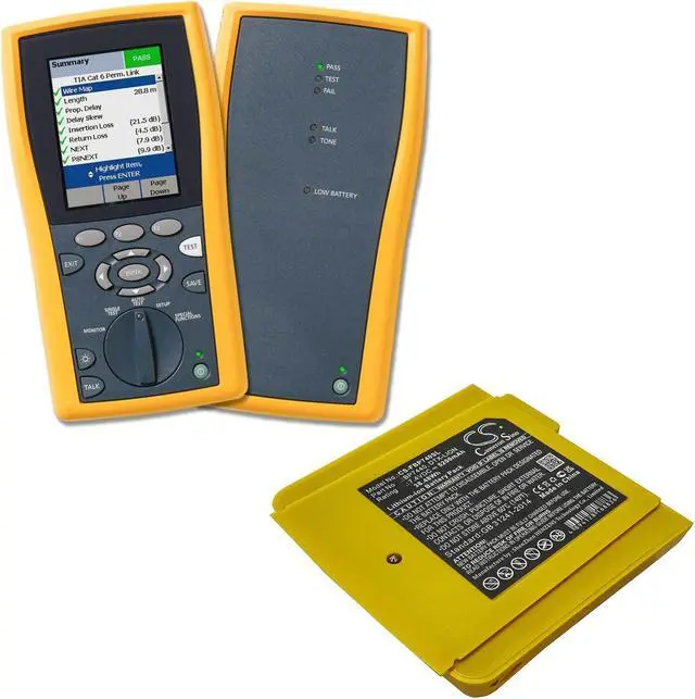 Alt view image 6 of 6 - Battery for Fluke DTX-1200-M DTX-1200-MS DTX-1800-M DTX-1800-MS BP7440 DTX-LION