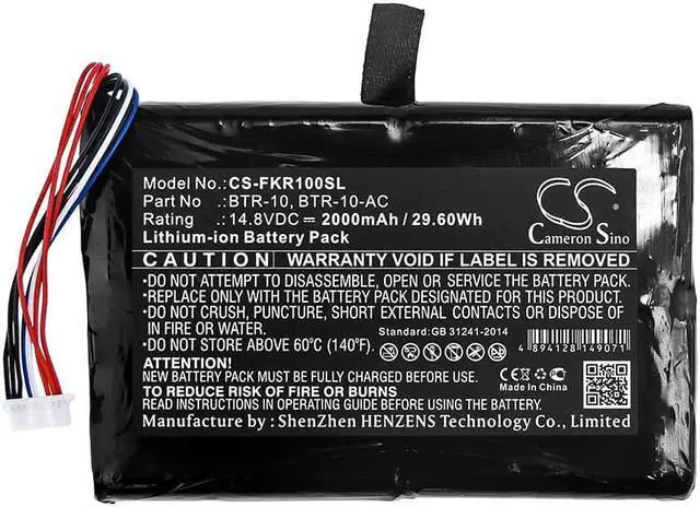 Alt view image 3 of 4 - Battery for Fujikura 12S Fusion Splicer FSM-12R FSM-12S S015527 BTR-10 BTR-10-AC