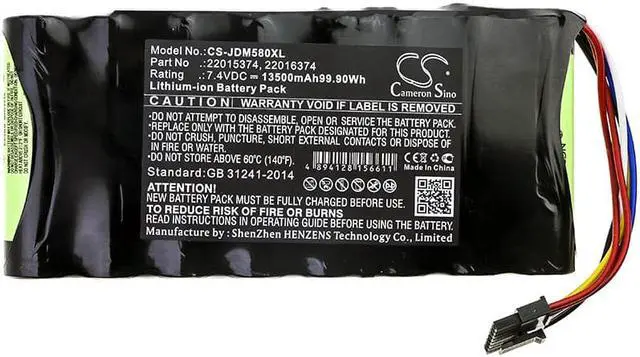 Alt view image 3 of 5 - Battery for JDSU VIAVI MTS-5800 MTS-5802 22015374 22016374 CS-JDM580XL 13500mAh
