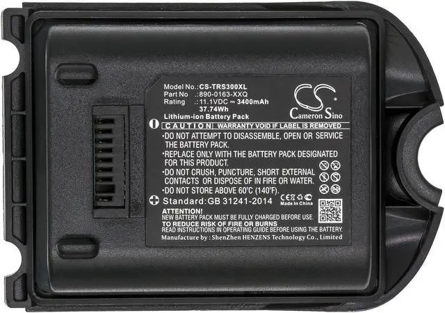 Alt view image 3 of 3 - Battery for Trimble Ranger 3 3L TSC3 Spectra Precision 890-0163 ACCAA-112 3400mA