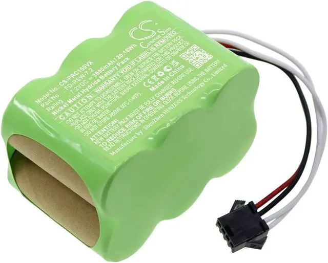 Main image of Battery for Pyle PUCRC15 PUCRC15BAT PUCRC17 Pure FD-RSW-7.2 CS-PRC150VX 2800mAh