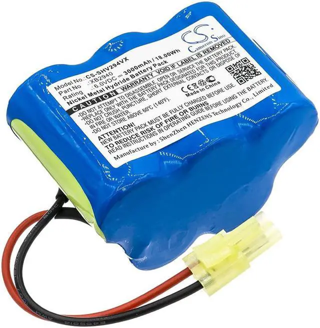 Main image of Battery for Shark V1940 V2940 V2940C V2940CFS XB2940 Vacuum CS-SHV294VX 3000mAh