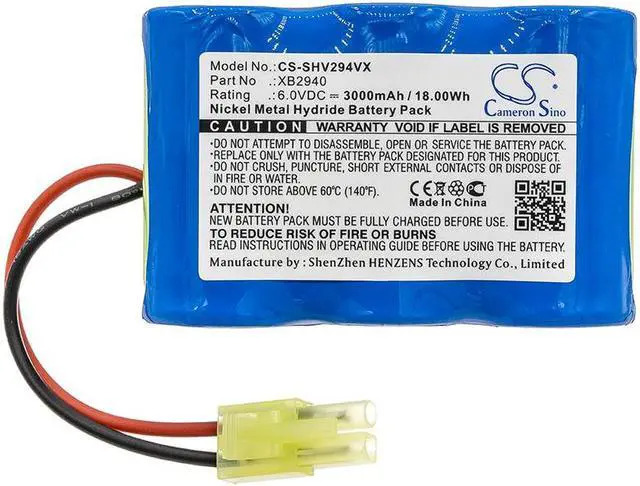 Alt view image 3 of 4 - Battery for Shark V1940 V2940 V2940C V2940CFS XB2940 Vacuum CS-SHV294VX 3000mAh