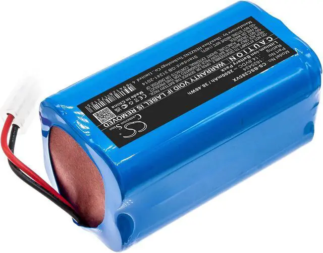 Alt view image 2 of 6 - Battery for Bissell 2859 3115 P3001 SpinWave Wet 1618526 1625424 5345 Z65B155