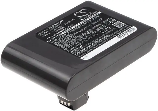 Alt view image 3 of 6 - Battery for Dyson DC30 DC31 DC34 DC35 DC44 DC45 DC56 DC57 967813-03 CS-DYC351VX
