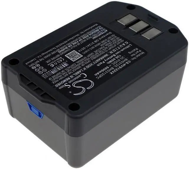Alt view image 2 of 5 - Battery for Hoover AirLife 3.0 BH52120 BH50140 440005973 BH03100 BH03120 6000mAh