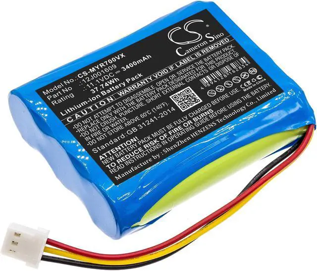 Main image of Battery for Moneual 12J001609 Vacuum Everybot RS500 RS700 CS-MYR700VX 3400mAh