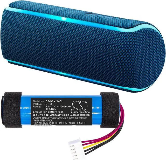 Alt view image 6 of 6 - Battery for Sony SRS-XB21 ST-05 ST-05S Speaker CS-SRX210SL 3.78v 3000mAh 11.34Wh