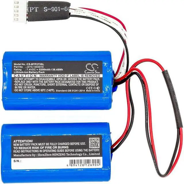 Alt view image 3 of 4 - Battery for Beats J273 Pill XL J273/ICR18650NH J273-1303010 Speaker CS-BTP273SL