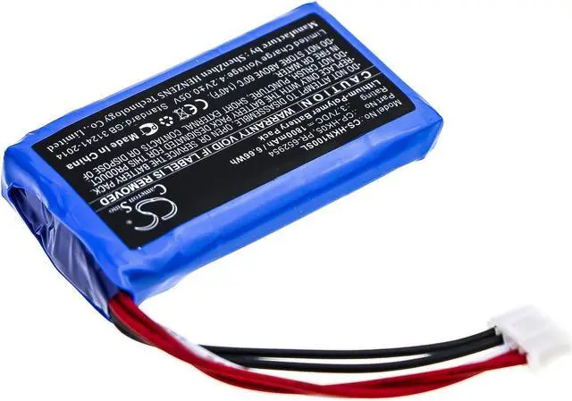 Alt view image 2 of 6 - Battery for Harman/Kardon One CP-HK05 PR-652954 Speaker CS-HKN100SL 3.7v 1800mAh