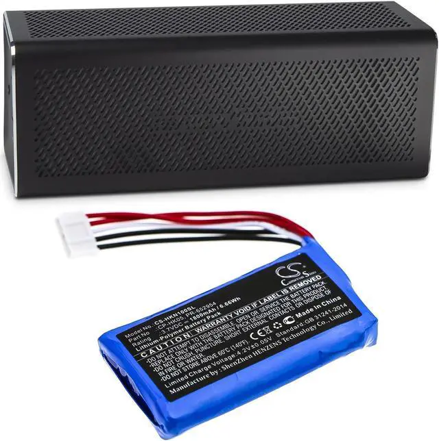 Alt view image 6 of 6 - Battery for Harman/Kardon One CP-HK05 PR-652954 Speaker CS-HKN100SL 3.7v 1800mAh