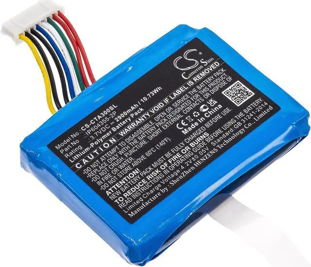 Main image of Battery for Castles V3 VEGA3000-3G Dejavoo Z9 Blue IP604355-2P CS-CTA300SL