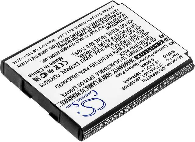 Alt view image 2 of 4 - Battery for Ingenico IMP627 USBLU01A IMP657 USJRS01A iSMP4 296196699 F734A1953