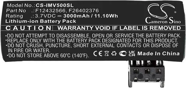 Alt view image 3 of 4 - Battery for Ingenico Move 5000 5000F 5000s F12432566 F26402376 CS-IMV500SL