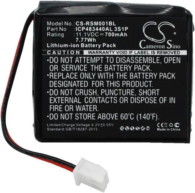 Main image of Battery for Ratiotec Soldi Smart Banknote Tester ICP483440AL 3S1P CS-RSM001BL