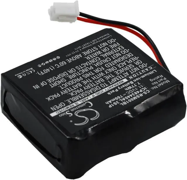 Alt view image 3 of 6 - Battery for Ratiotec Soldi Smart Banknote Tester ICP483440AL 3S1P CS-RSM001BL