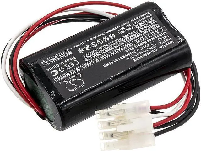 Alt view image 2 of 4 - Battery for Verifone PCA169-001-01 Ruby 2 CI BPK182-001 BPK169-001-01-A 3400mAh