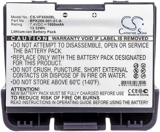 Alt view image 3 of 3 - Battery for VeriFone VX680 vx680 BPK268-001-01-A Payment Terminal CS-VFX680BL