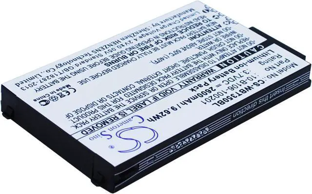 Alt view image 3 of 5 - Battery for Widefly BT350 BT-350 DT350 DT-350 10-B106-100201 CS-WBT350BL