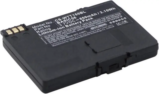 Alt view image 2 of 5 - Battery for Way Systems MTT 1500 1510 1531 1556 1571 1581 BASIC56 CS-WTT155BL
