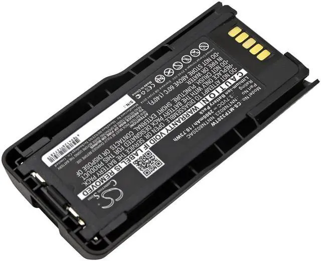 Alt view image 2 of 5 - Battery for Motorola MTP3100 MTP3250 MTP600 MTP6000 MTP6650 NNTN8023 PMNN4522