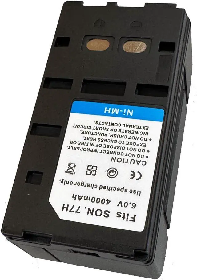 Alt view image 5 of 5 - High-Capacity Battery for Sony NP-98 NP-77 NP-78 NP-99 NP-33 NP-4500 NP-55 NP-55H NP-60 NP-60D NP-65 NP-65D NP-66H NP-68