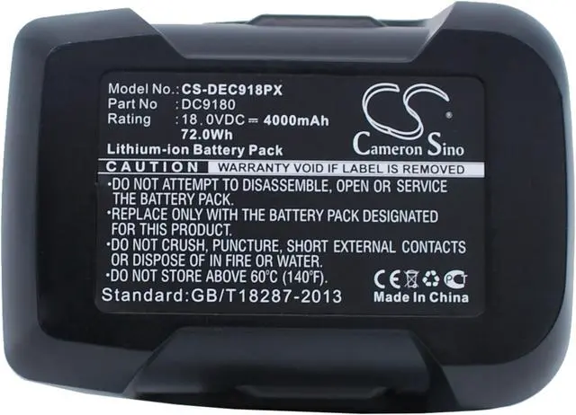 Main image of Battery for DeWalt DCD925 DCD925B2 DCD925KA DCD925N DC9180 DC9180C DC9182 18.0v