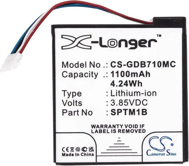 Alt view image 3 of 6 - Battery for GoPro Hero 7 Silver White SPTM1B Auus MH45584 Camera CS-GDB710MC