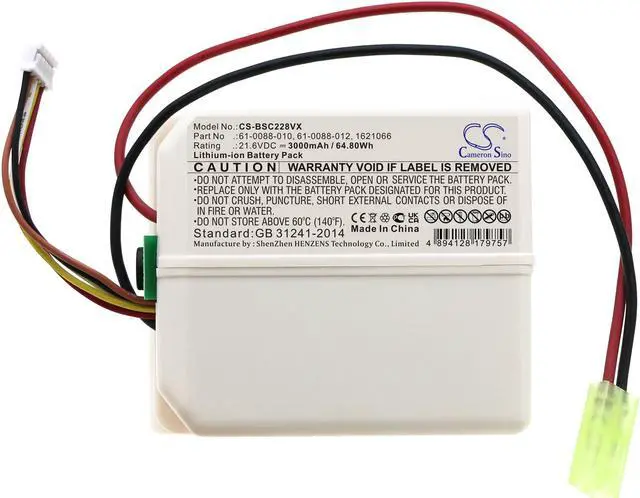 Alt view image 5 of 7 - Battery for Bissell ICONpet Cordless 2288 22889 Pro 2746 61-0088-010 61-0088-012