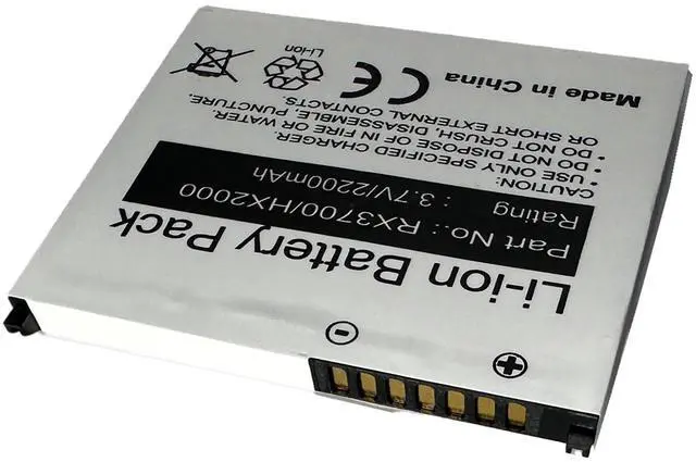 Alt view image 3 of 4 - Battery for HP Compaq iPAQ rx3700 HX2000 HX2100 HX2190 HX2490 HX2490b HX2490c HX2495b 360136-001 360136-002 367858-001