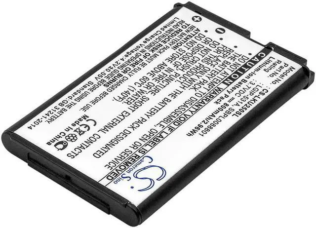Alt view image 2 of 3 - Battery for T-Mobile LG 236C 237C 440G B470 500G A100 A170 LGIP-531A SBPL0088801