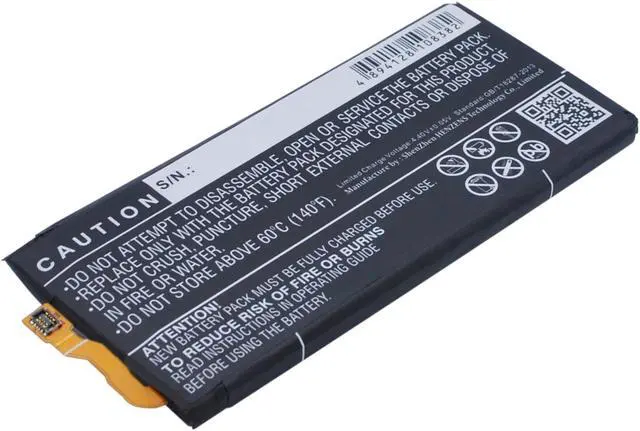 Alt view image 3 of 6 - Battery for Samsung Galaxy S6 Active SM-G890 SM-G890A EB-BG890ABA CS-SMG890SL