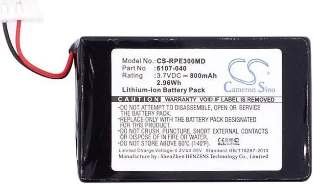 Alt view image 3 of 4 - Battery for Rainin EDP3 Plus 20-200uL 6107-040 CS-RPE300MD 3.7v 800mAh 2.96Wh