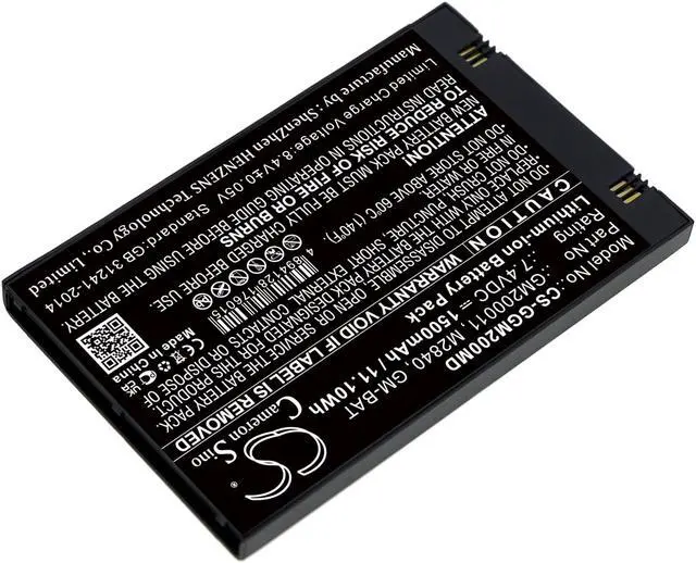 Alt view image 2 of 3 - Battery for GE Vscan Scan Pocket Sized GM200011 GM-BAT M2840 CS-GGM200MD 1500mAh