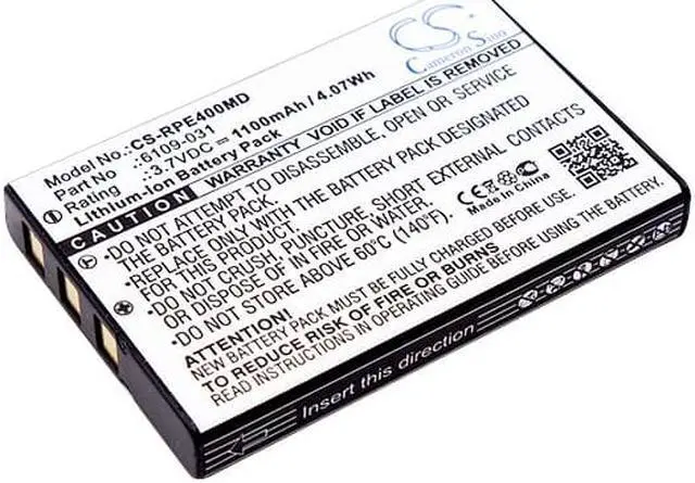 Main image of Battery for Rainin E4 XLS+ MettlerToledo 6109-031 800-472-4646 E4-BATT 1100mAh