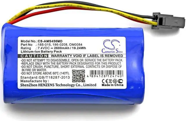 Alt view image 3 of 4 - Battery for Medtronic Nellcor Covidien Aspect BIS VISTA 186-0208 185-0152 OM0084