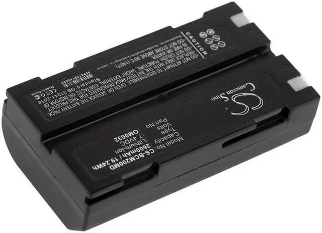 Alt view image 2 of 3 - Battery for BCI Capnocheck II Capnograph Smiths MCR-1821J/1-H OM0032 8408 2600mA