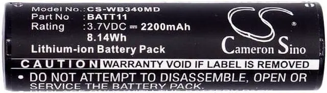 Alt view image 3 of 3 - Battery for Welch-Allyn Connex ProBP 3400 Pro BP Riester 6911 BATT11 10691